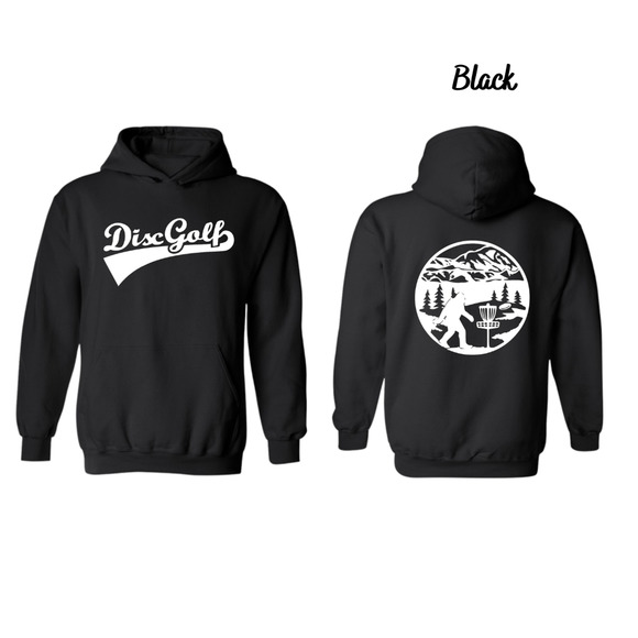 Disc Golf Pullover Hoodie Dual Logo SASQUATCH Sweatshirt Choose SZ & COLOR - Picture 4 of 6